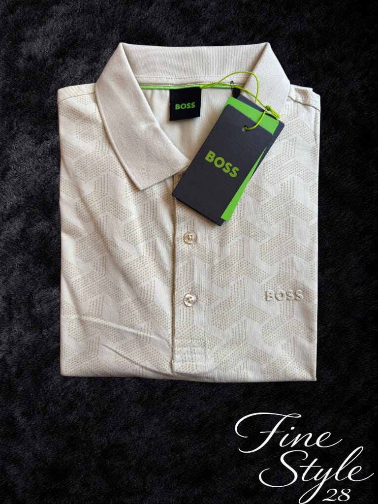 PLAYERA TIPO POLO BOSS (TURCA) TALLA M